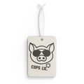 Car Air Freshener — 'Cops Lie' Sunglasses Pig Design