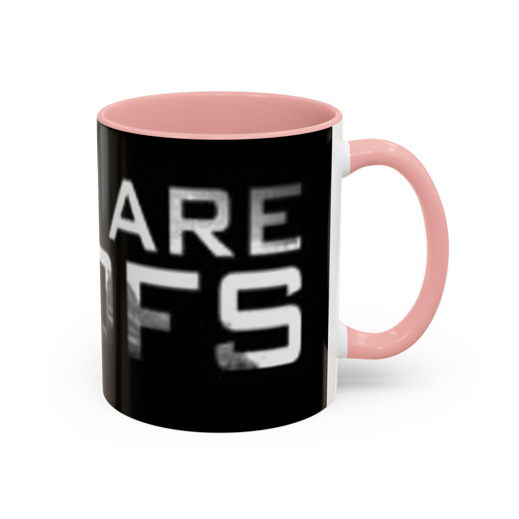 Coffee Mug — “Cops Are goofs" Bold Black Accent Mug