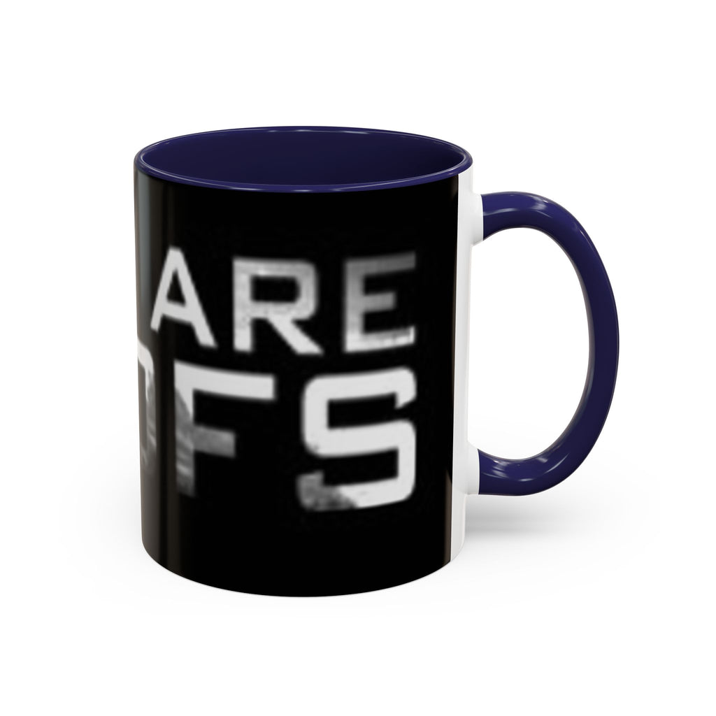 Coffee Mug — “Cops Are goofs" Bold Black Accent Mug