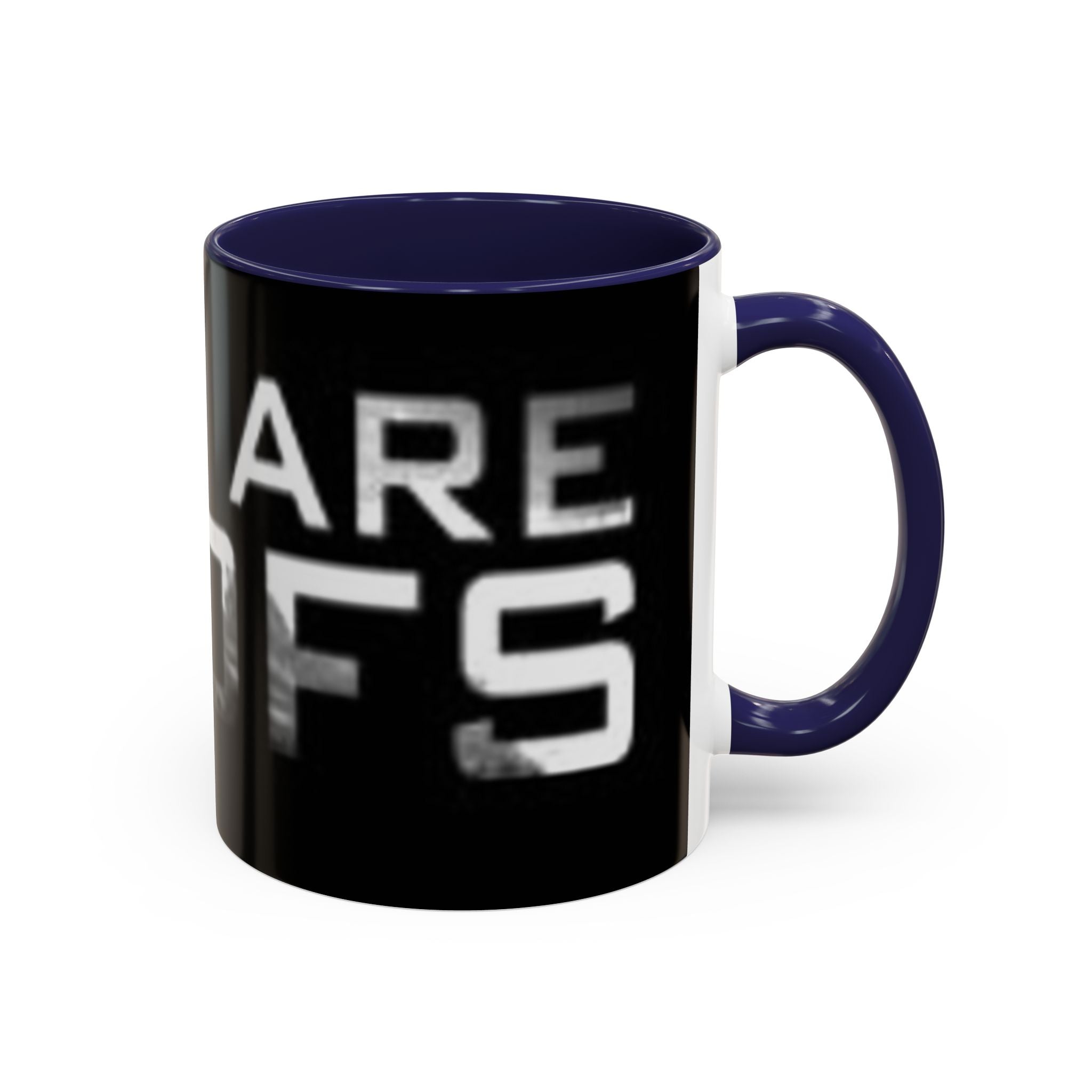 Coffee Mug — “Cops Are goofs" Bold Black Accent Mug