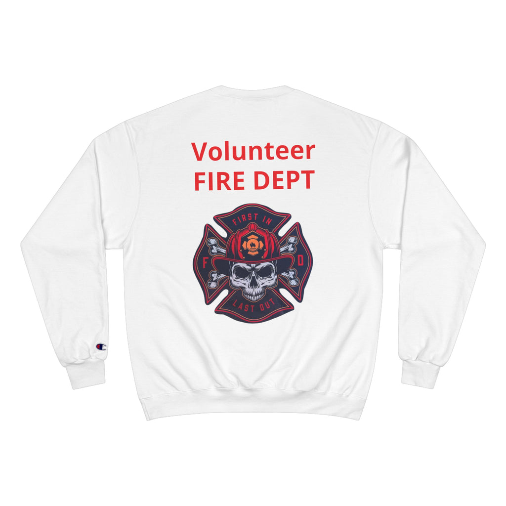 Fire Dept Sweatshirt — Firefighter Champion Crewneck