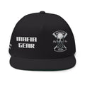 Flat Bill Cap — Embroidered 'Trust Nobody' Skull Design