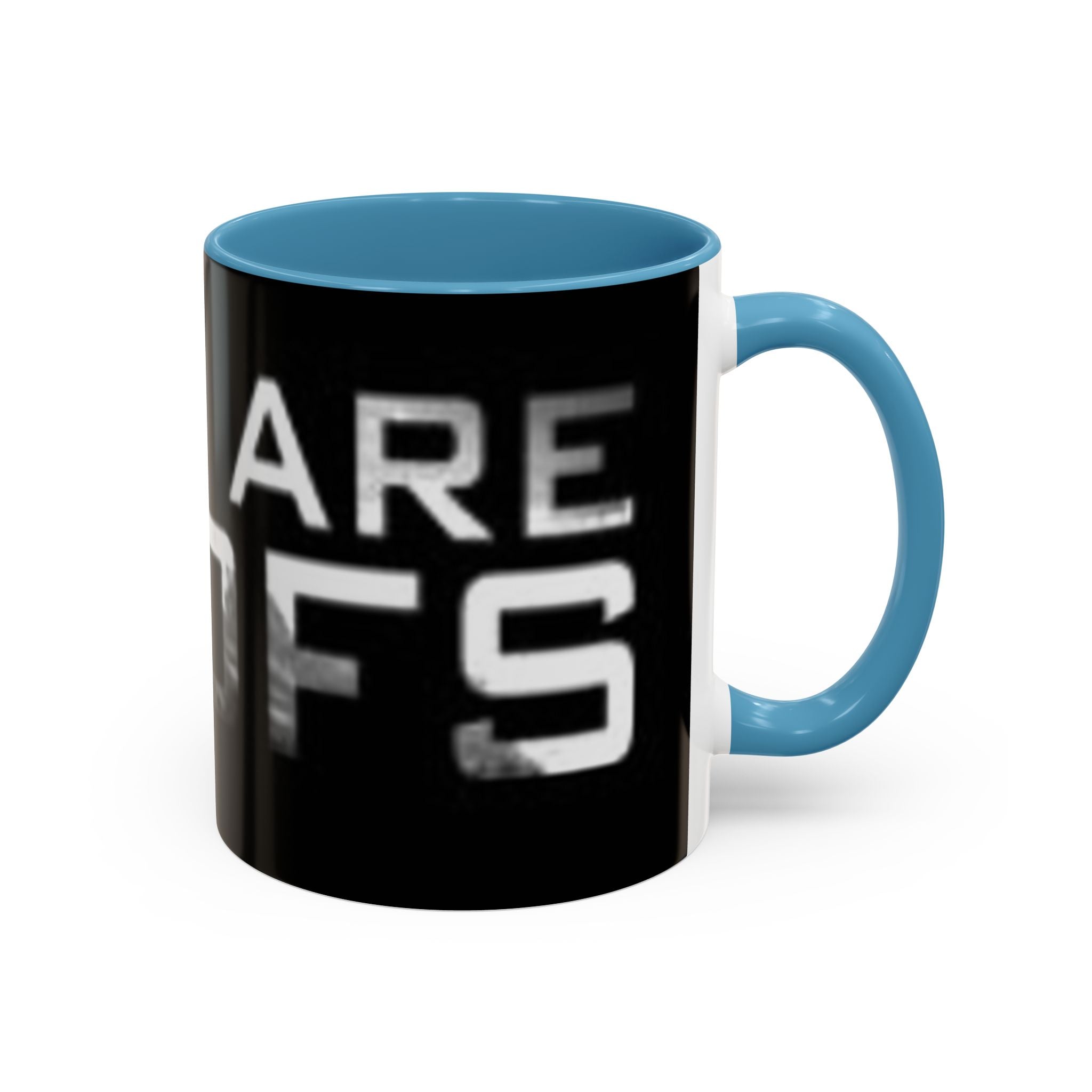 Coffee Mug — “Cops Are goofs" Bold Black Accent Mug