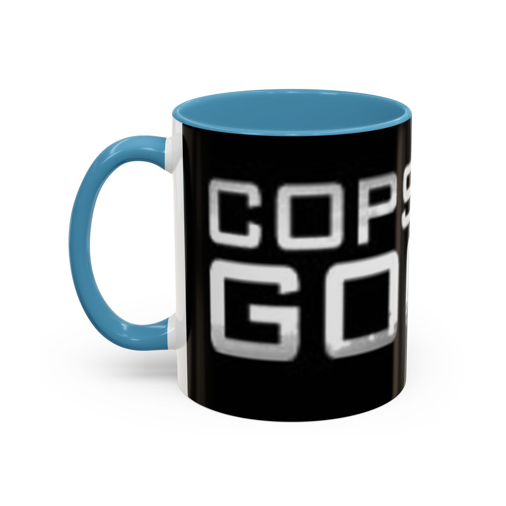 Coffee Mug — “Cops Are goofs" Bold Black Accent Mug