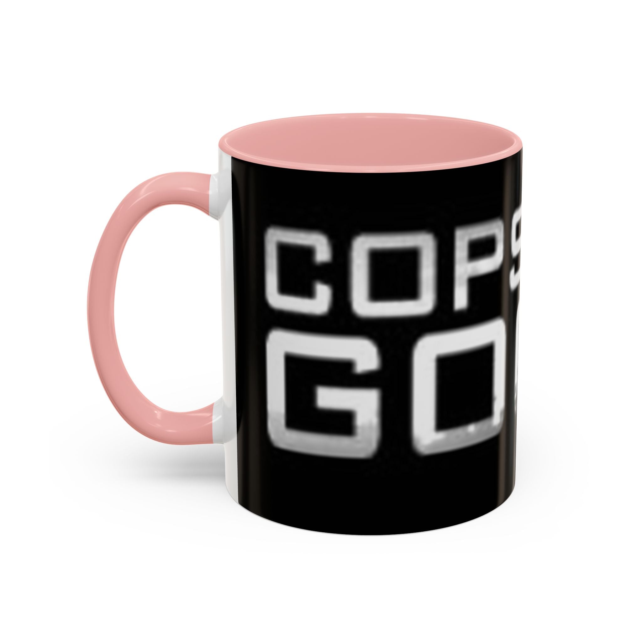 Coffee Mug — “Cops Are goofs" Bold Black Accent Mug