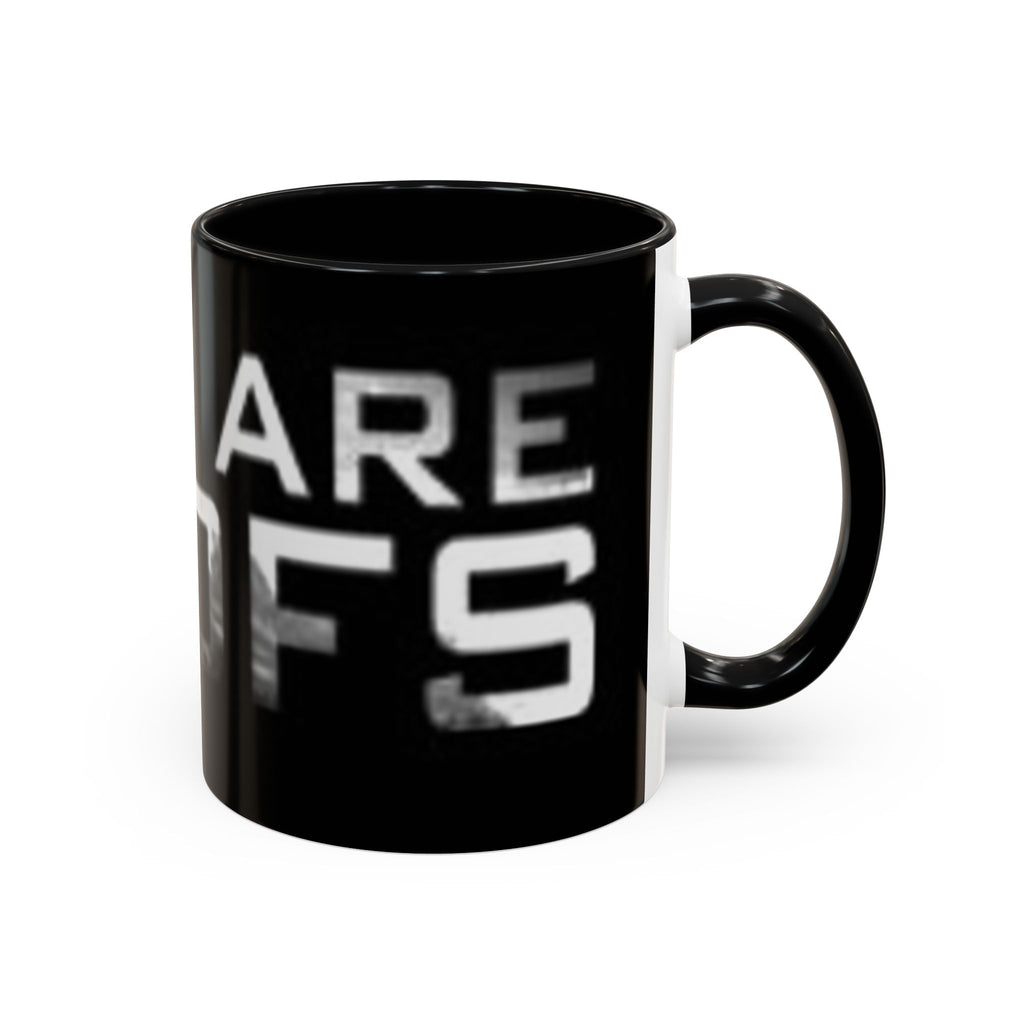 Coffee Mug — “Cops Are goofs" Bold Black Accent Mug