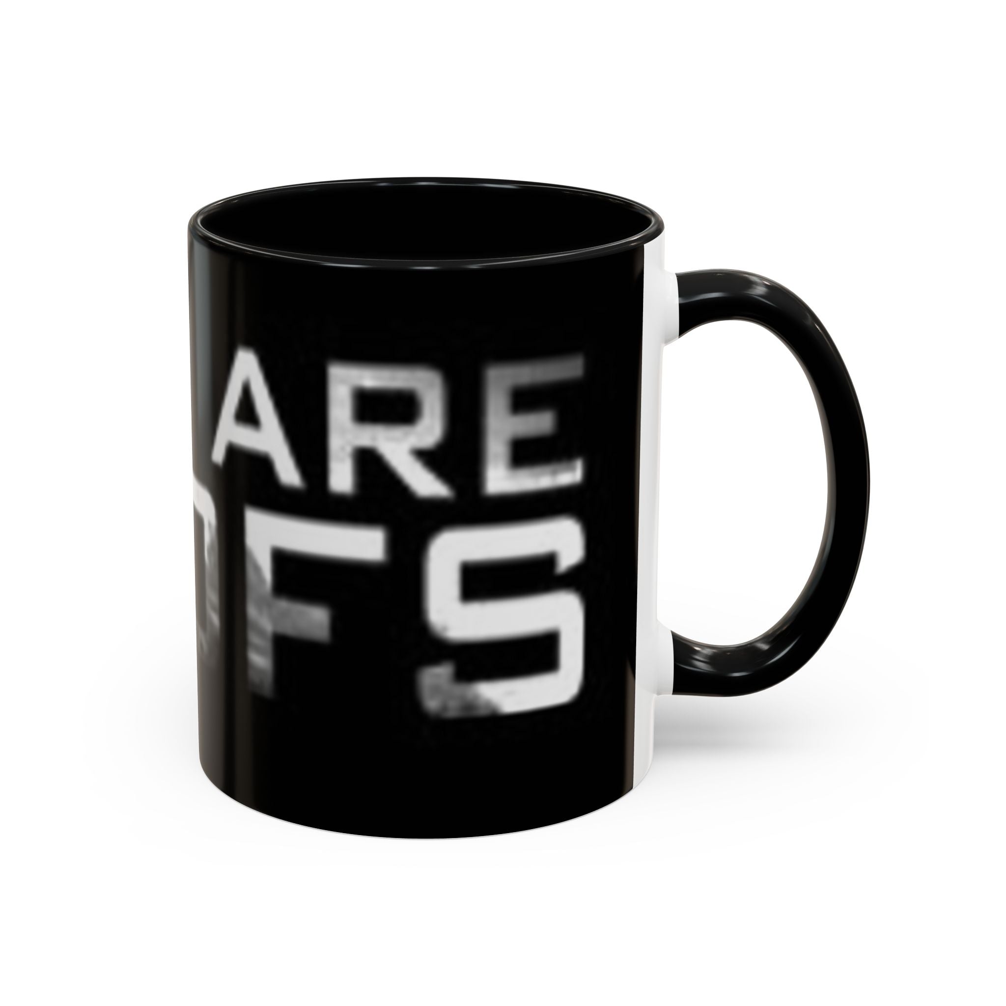 Coffee Mug — “Cops Are goofs" Bold Black Accent Mug