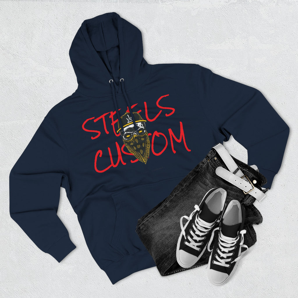 Steels Custom "Gangster Hoodie" Fleece Hoodie