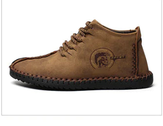Men's Cotton Shoes - Winter Boots and Oxford Shoes