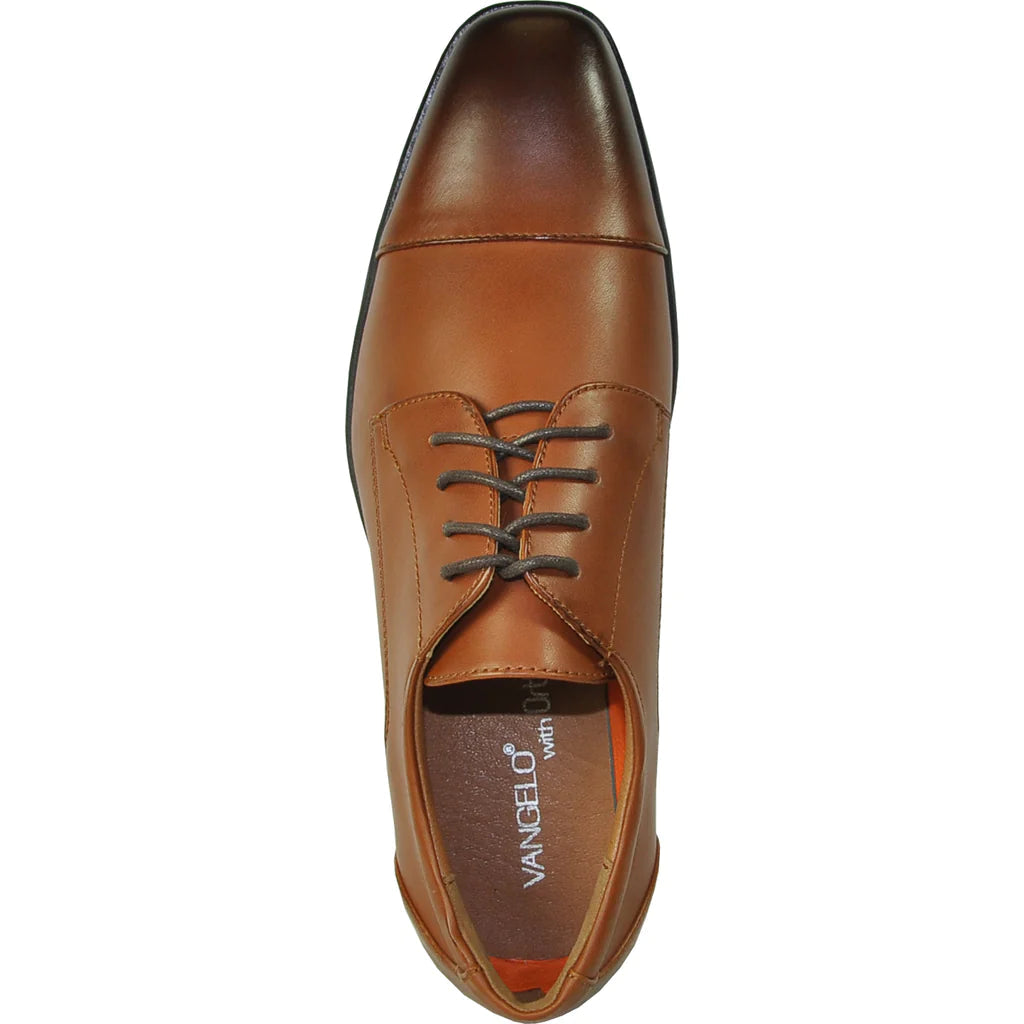 VANGELO Men Dress Shoe VALLO-4 Oxford Formal Tuxedo for Prom and Wedding