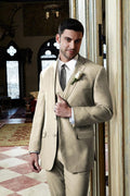 "Aspen" Tan Suit Jacket Notch (Separates)