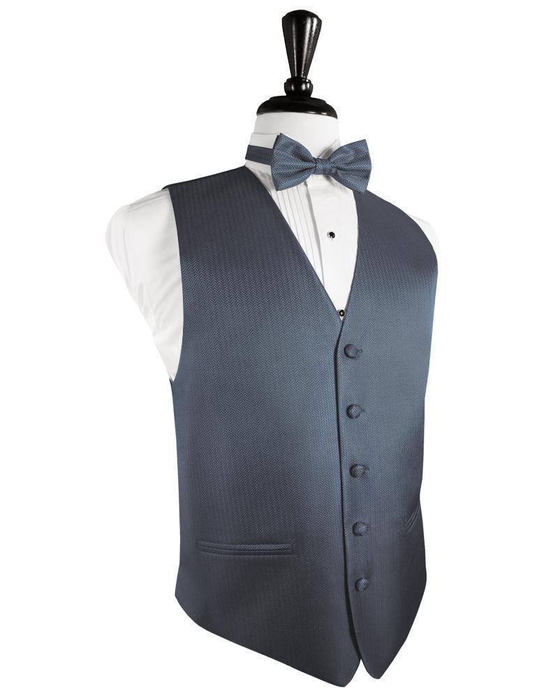 Herringbone Tuxedo Vest 9