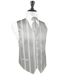 Striped Satin Tuxedo Vest 10