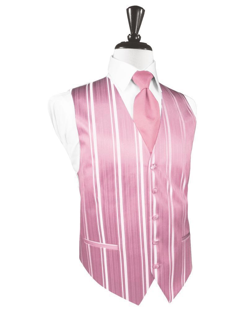 Striped Satin Tuxedo Vest 10